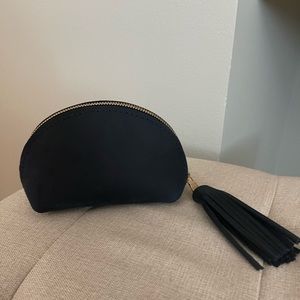 New Portland Leather Goods Taco Tassel Pouch in Deep Water.